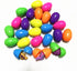 Pinkiwine 24 Pack Plastic Prefilled Easter Eggs with Dinosaur Mochi Squishy Toys Inside for Kids Boys Girls Toddlers