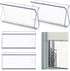 Roller Window Shades Pull Down Shades Grips for Home Rolling Curtain Accessories (Clear, 4 Pieces)