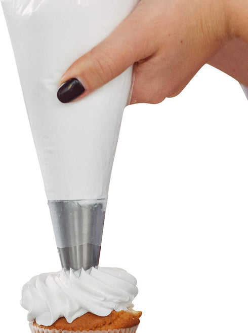 Gexolenu 100 pcs Large Anti-Burst Piping Bags - 16 Inch Disposable Pastry Bags for Cake, Buttercream Frosting, Cupcake