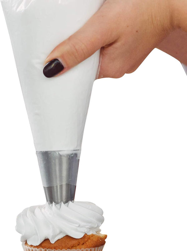 Gexolenu 100 pcs Large Anti-Burst Piping Bags - 16 Inch Disposable Pastry Bags for Cake, Buttercream Frosting, Cupcake