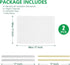 VACUUM002WHITE Window Air Conditioner Side Insulated Panel, 2PIC Insulation Panels Window Seal Kit with 4 Pressure