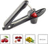 Cherry Pitter, YISSCEN Heavy-Duty Cherry Olive Seed Remover Tool with Food-Grade Silicone Cup (Black)