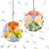 1.77 inches Colorful Glass Crystal Prism Pendant Suncatcher