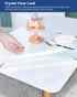 8X48 Inch 1.5mm Clear PVC Table Cover Thick Crystal Table Topper Protector Rectangular Vinyl Plastic Desk Pad