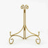 Iron Plate Stand for Display, 12 Inch Large Easels for Book, Art Piece, Photo and Platter, Folding Design, 2-Pack, Gold
