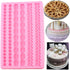3D Pearl Knit Rope Silicone Mold for Fondant, Cake Border Decorating Molds, DIY Baking Tools
