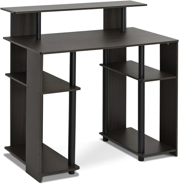 Furinno JAYA Simple Design Computer Writing Desk in Walnut