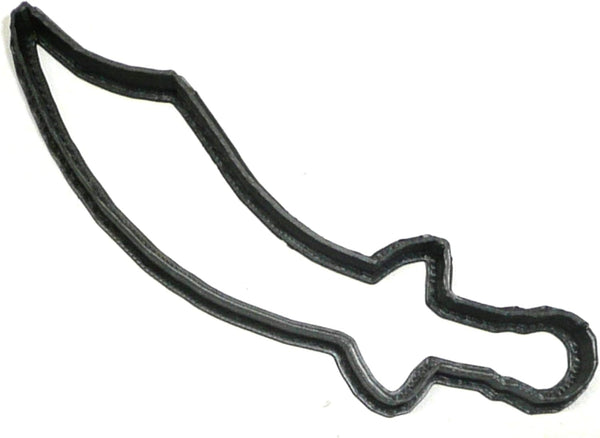 SWORD OUTLINE SHAPE PIRATE SAMURAI COOKIE CUTTER MADE IN USA