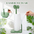 Leinuosen Monstera Leaves Paper Towel Holder Tropical Monstera Wooden Paper Towel Holder Green Ocean Tropical Bathroom