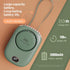 Portable Neck Fan, Hands-Free Hanging Fan with Adjustable Lanyard, USB Rechargeable Bladeless Mini Fan for Travel