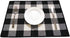 Levinis Cotton Placemats Set of 6 - Durable Buffalo Check Place Mats for Kitchen Table, Machine Washable