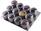 Sanvcomy 12 Magnetic Spice Jar Containers Spice Tins - Wall Mounted Stainless Steel