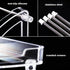 QIYUSHRY Countertop 3 Bathroom Organizer Storage Clear Tier Skincare Organizer Acrylic Corner Shelf Rack Stand