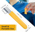 2PCS Garden Tool Sharpener, Blade Sharpener Stone for Shear Scissor and Gardening Pruner, Pocket Knives (Yellow+Black)