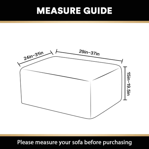PrinceDeco Real Velvet Plush Ottoman Cover Soft Rectangle Folding Storage Covers Furniture Protector Removable