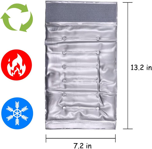 Ice Wine Sleeve, Ice Wine Bag, Wine Chiller, Wine Cooler Refrigerator, Wine Bottle Chiller Cooler for Red White Champagne or Sparkling. Gel Cooling Holder Freestanding Carrier Chilling, Set 2 by coldchill