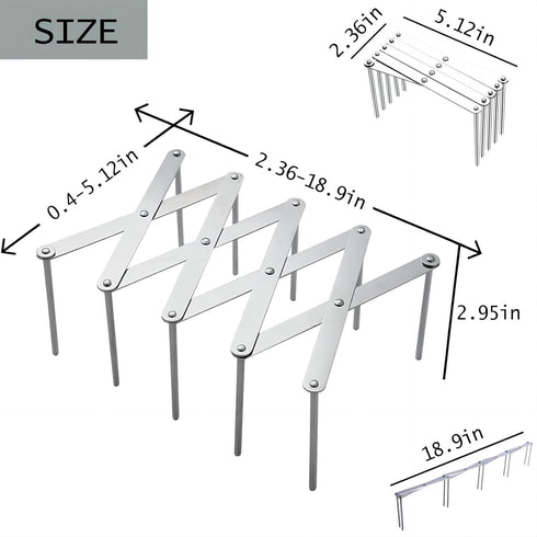 Adjustable Pot Lid Organizers, Dish Rack to Store Houseware, Plate Rack While Cooking, Kitchen Cabinet Pantry Pan and Pot Lid Organizer Rack Holder,4 sectional, 1Pcs by GREATLINK