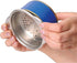 Stainless Steel Food Strainer Sieve Tuna Press Lid Oil Drainer Remover, Unique No-Mess Design
