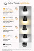 Bulbs 3 4 Dusk to Dawn Solar Light Waterproof, Rechargeable Chicken Coop Light with Timer, Color Temperatures, Light