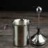 Foam Maker, Stainless Steel Manual Milk Frother, 800ML, Manual Operated Milk Foam Maker for Cappuccino Coffee Latte