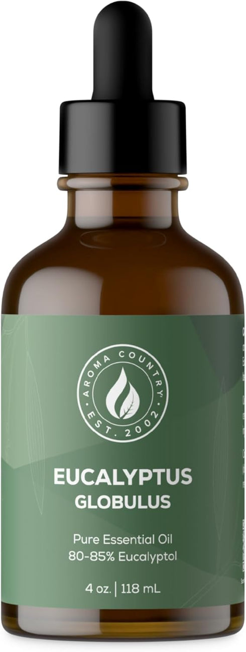 Aroma Country 100% Pure Eucalyptus Essential Oil Organic & Undiluted Diffuser Oil,
