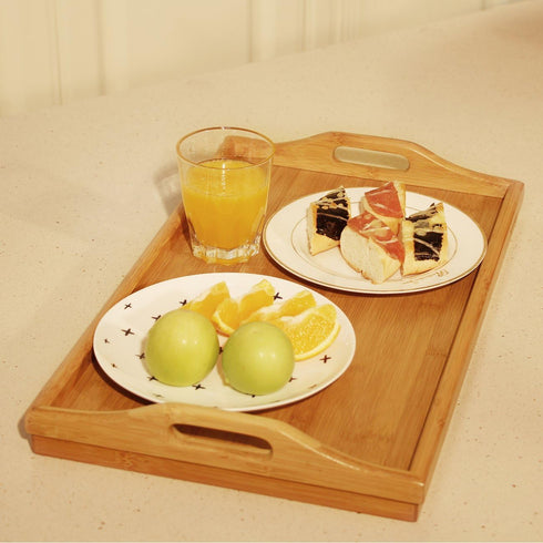 Elegant Bamboo Bed Tray with Foldable Legs - Perfect for Breakfast in Bed, TV Watching, or Laptop Use