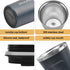12 oz Stainless Steel Vacuum Insulated Tumbler, Spill Proof Coffee Travel Mug with Lid, Tibetan Blue Thermos Cup