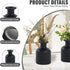 Happyupcity 1Pcs 150ml/5OZ Fragrance Diffuser Bottles Empty Glass Gradient Color Diffusers Vase Fragrances Scent