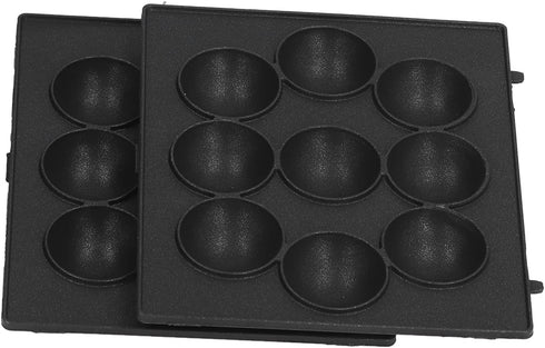 Non Stick Meatball Baking Tray, 9 Hole Baking Pan, Stainless Steel Octopus Meatball Grill Cooking Plate