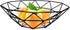 Metal Wire Fruit Bowl, Iron Arts Fruit Storage Basket for Kitchen Counter, Decorative Hold for Vegetables, Bread, Snacks