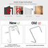 2 Pack 48 Closet homyfort Over the Door Shoe Organizer, Hanging Shoe Rack Storage Holder with Large Pockets for Door