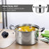 Soup Pan Stainless Steel Stockpot with Lid, Nonstick Cooking Pot, Pasta Pot, Saucepot Cookware