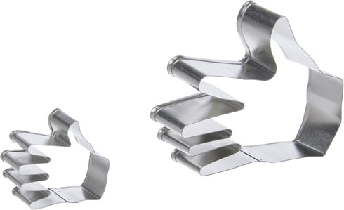 PME Hand Cookie and Cake Cutters, Set of 2, Small and Large Sizes
