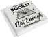 YIDOU Bookshelf Wood Box Sign Decor Desk Sign Too Many Books Not Enough Bookshelves Wooden Box Block Sign Rustic Home