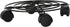 (3, 12inch(30cm)) Homend Black Metal Plant Caddy with Wheels,Heavy Duty Iron Potted Plant Flower Stand Trolley Caddy
