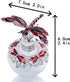 YU FENG 40ml Dragonfly Decorative Glass Perfume Bottle, Jeweled Enameled Crystal Scent Holder
