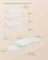 Set 3 Counter UKCS220W01 SONGMICS Cabinet Organizer Shelf, of Kitchen Shelves, Kitchen Storage, Spice Rack, Stackable