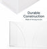 Countertop 10.75" 6.5" SimplyImagine Acrylic Paper Towel Dispenser - Open Tray Hand Towel Holder for Multifold, C-Fold