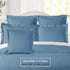 Nestl Soft Pillow Shams Set of 2 - Hotel Style Premium Microfiber Pillow Covers, King 20"x36", Blue Heaven