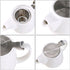 Ceramic Teapot with Stainless Steel Infuser - Heat Resistant 500ml/17oz Tea Pot for Loose and Blooming Tea