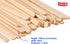 Gmark 5.5" Wood Coffee Stirrers - 1000 ct Natural Birch Wood Beverage Stirrers, Round End (length 140mm, width 6mm)