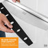 Perforated Pizza Peel 12 x 14 Inch, Paddle Spatula with Foldable Handle, Pizza Cutter Rocker 14'' Blade