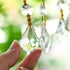 10pcs Crystal Garland Strands Hanging Glass Chandelier Beads Chains Crystal Chandelier Replacements Wedding Decoration