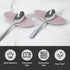Carrotez Small Silicone Coffee Spoon Rest 2 pcs, Flexible Almond-Shaped Spoon Holder for Kitchen Utensil Rest