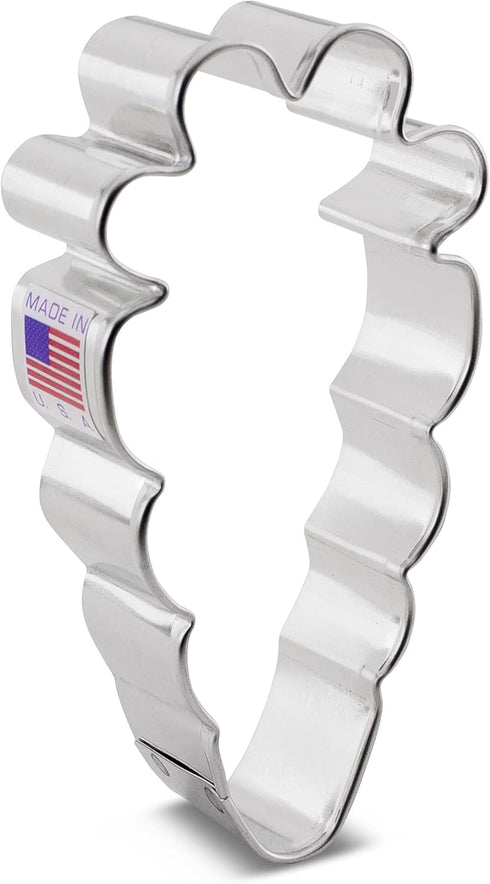 Ann Clark Cookie Cutters Carrot Cookie Cutter, 4" Made in USA