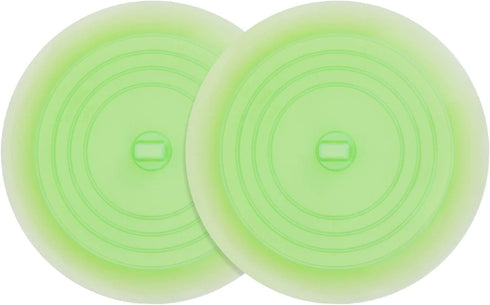 tifanso 6-Inch Silicone Tub Stopper, Recyclable Bathtub Drain Plug Cover for Bathrooms, Laundries, Kitchen (Jelly Green)