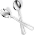 KEAWELL Premium 9.45" Louise Salad Servers, 18/10 Stainless Steel, Dishwasher Safe