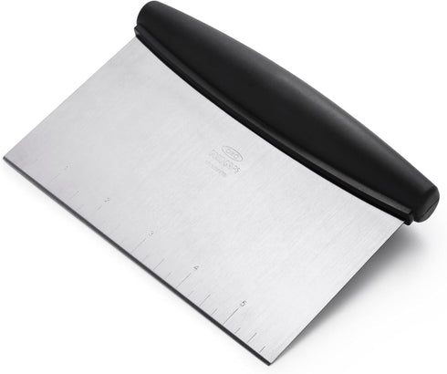 OXO Good Grips Stainless Steel Multi-Purpose Scraper & Chopper, Dough Cutter for