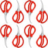 Calary 8Pcs Seafood Scissors, Multifunctional Crab Leg Crackers and Tools for Seafood
