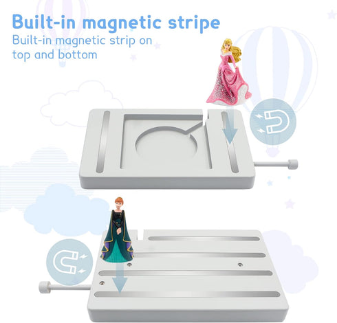 Sun3drucker 2 1, Set, Floating Shelf for Toniebox and Toniebox Tonies Storage Figures Characters - Wall Mounted Shelf